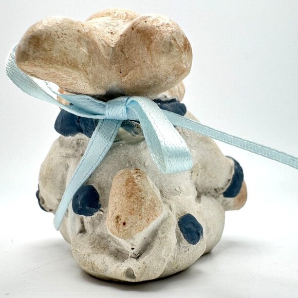 Dreamsicles Easter Rabbit Bunny Cast Art Signed Kristin Handpainted Ceramic Vtg - Picture 8 of 9